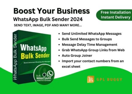 WhatsApp Bulk Message Sender Software 2024